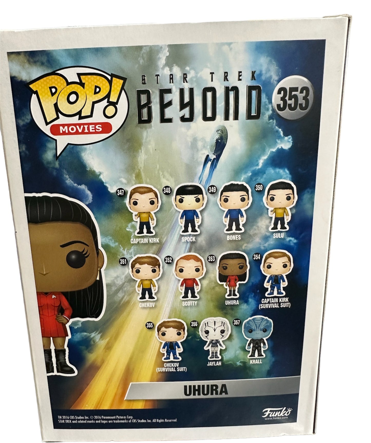 2016 Star Trek Beyond Uhura Pop Movies Vinyl Figure - Brand New Shop Stock Room Find