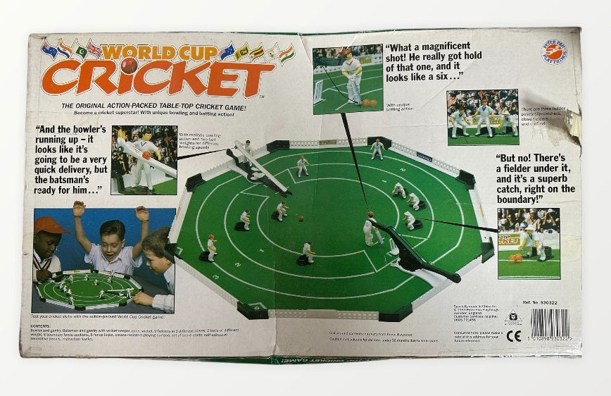 Vintage 1993 World Cup Cricket - The Authentic Action Packed Table Top Cricket Game - Complete In The Original Box Plus West Indies Cricket Team