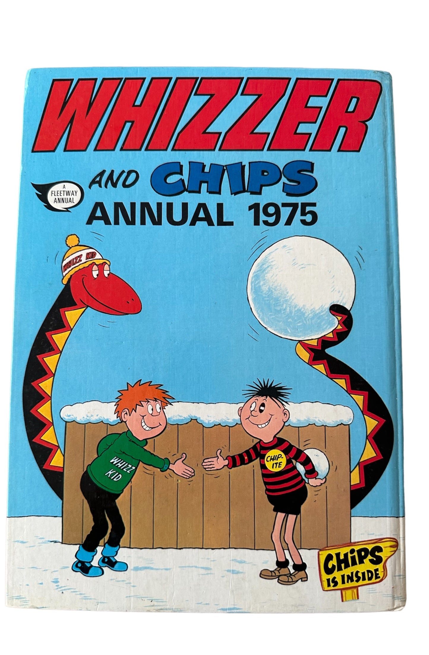 Vintage Whizzer & Chips Annual 1975 By Fleetway