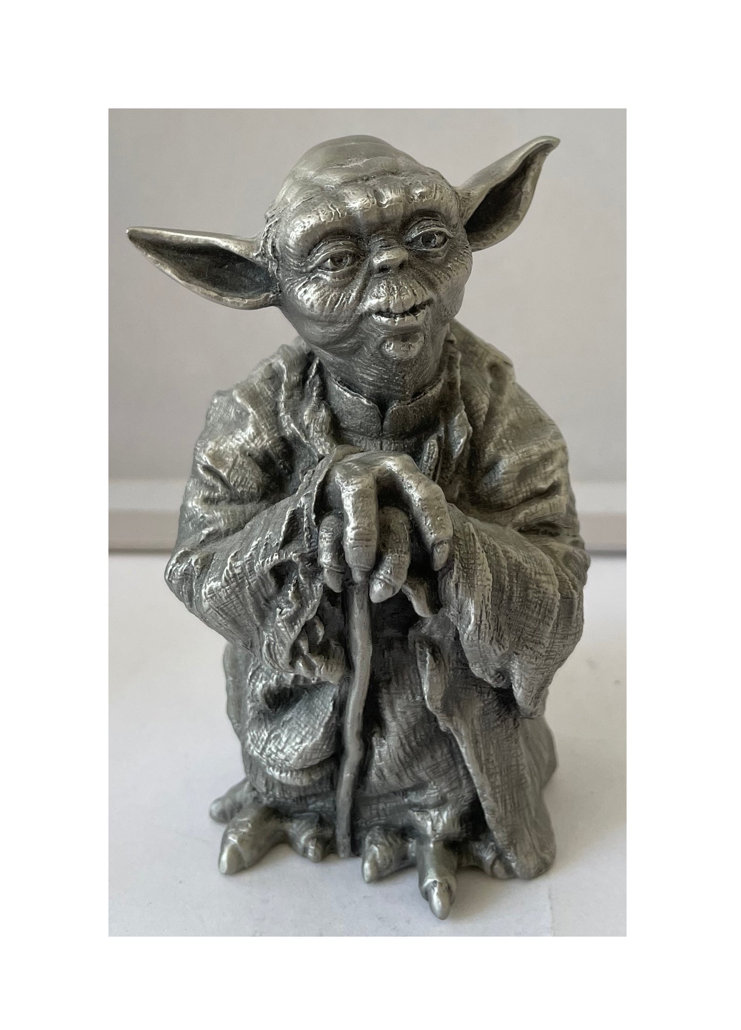 Vintage 2004 Star Wars Exclusive Wars Pewter Collectable Jedi Master Yoda Wine Stopper Figure New In Box - Shop Stock Room Find