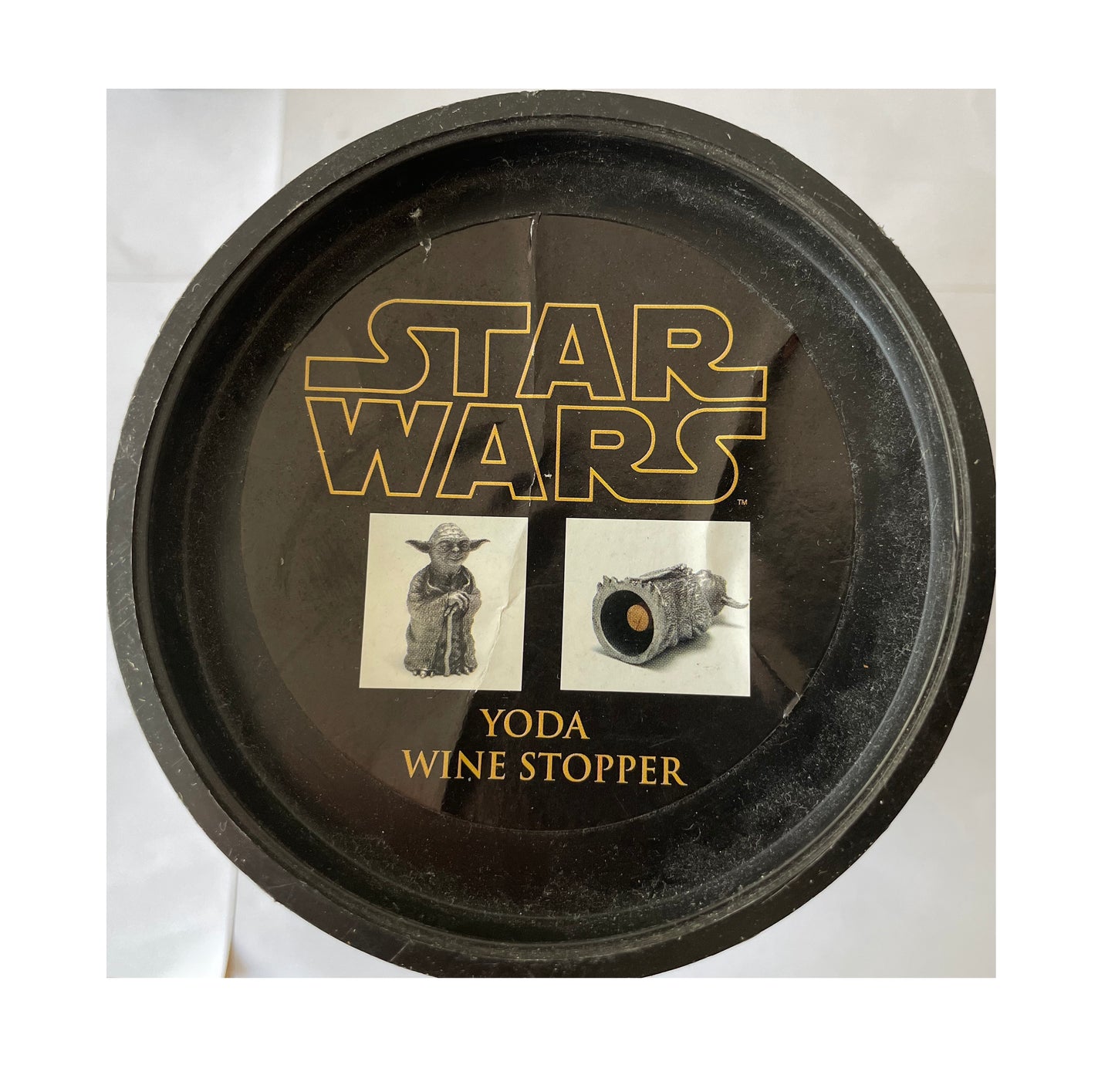 Vintage 2004 Star Wars Exclusive Wars Pewter Collectable Jedi Master Yoda Wine Stopper Figure New In Box - Shop Stock Room Find