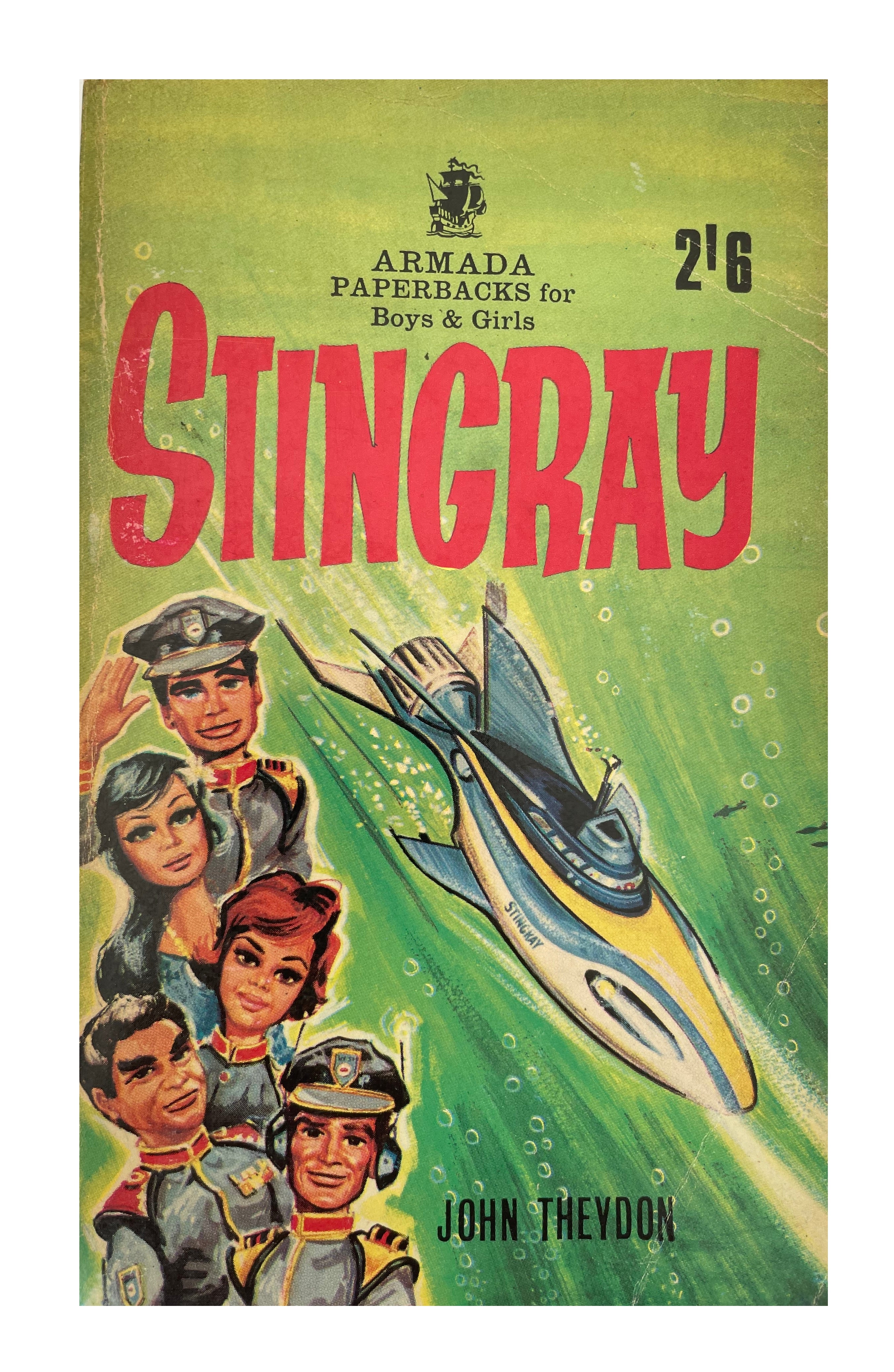 Vintage 1965 Gerry Andersons Stingray Armada Paperback Book For