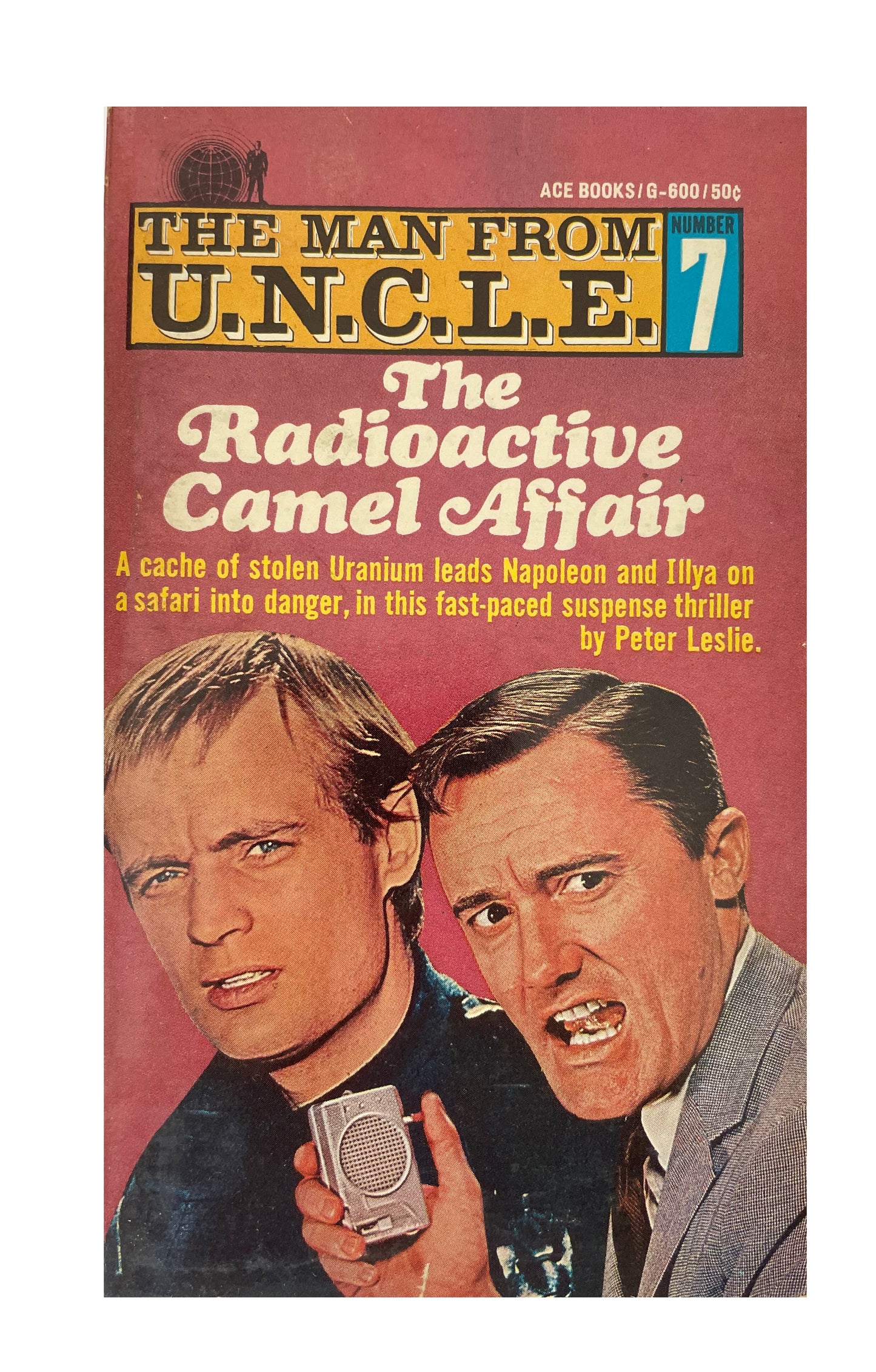 Vintage The Man From U.N.C.L.E The Radioactive Camel Affair Paperback Novel 1966 By Peter Leslie