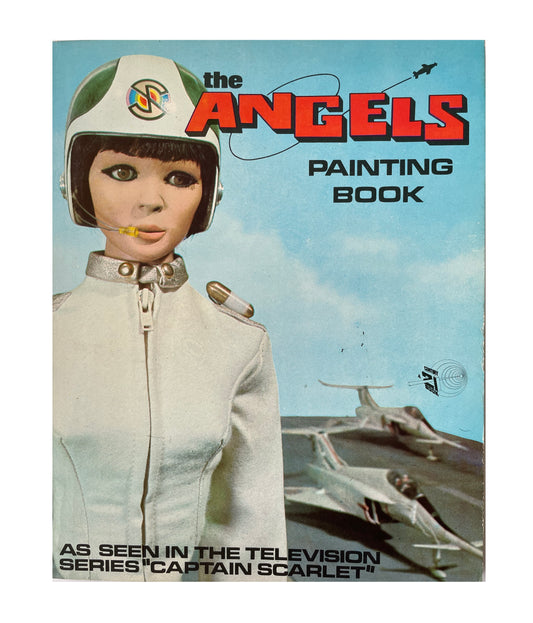 Vintage Gerry Andersons 1967 Ultra Rare The Angels Painting Story Book - As Seen In The Television Series Captain Scarlet - Century 21 Publishing - Shop Stock Room Find