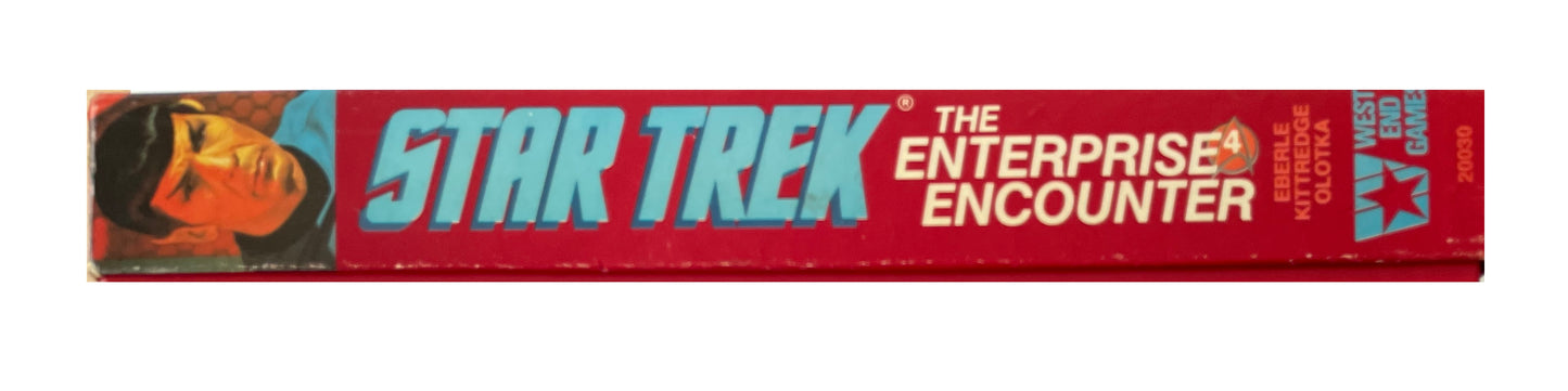 Vintage 1985 Star Trek The Enterprise Encounter Game - An Action Packed Adventure Game Foe 2 - 4 Players By West End Games - 100% Complete In The Original Box