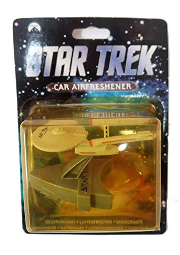 Vintage 1997 Star Trek The Original Series USS Enterprise NCC-1701 Car Airfreshener Factory Sealed Shop Stock Room Find