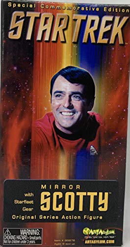 Vintage 2004 Art Asylum Star Trek The Original Series Special Commemorative Edition Mirror Universe Mr Scott Scotty Action Figure - Brand New Shop Stock Room Find