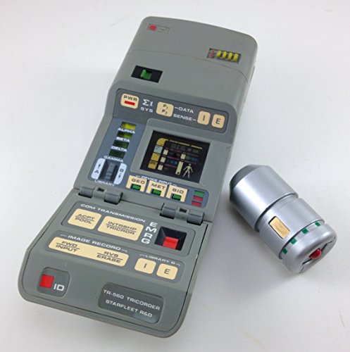 Vintage Playmates 1997 Star Trek Starfleet Electronic Medical Tricorder Collectors Series - Brand New Factory Sealed Shop Stock Room Find