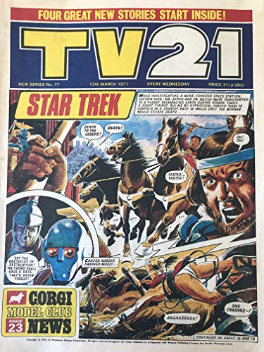 Vintage Ultra Rare TV21 Comic Magazine Issue No.77 13th March 1971