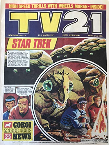 Vintage Ultra Rare TV21 Comic Magazine Issue No.79 27th March 1971