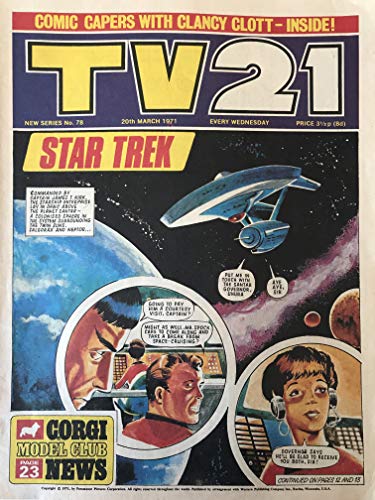 Vintage Ultra Rare TV21 Comic Magazine Issue No.78 20th March 1971