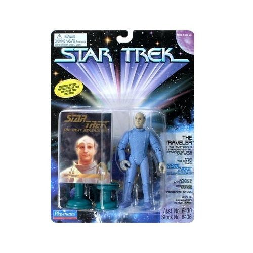 Vintage Playmates 1995 Star Trek The Next Generation The Traveler Action Figure Brand New Factory Sealed Shop Stock Room Find