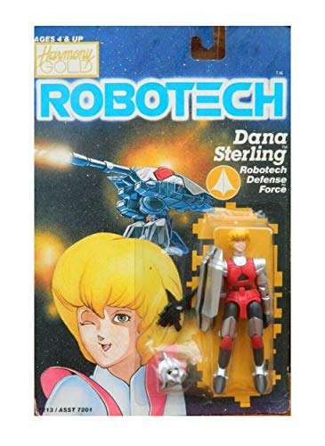 Robotech Vintage Defence Force Dana Sterling 3 3/4 Inch Action Figure Shop Stock Room Find