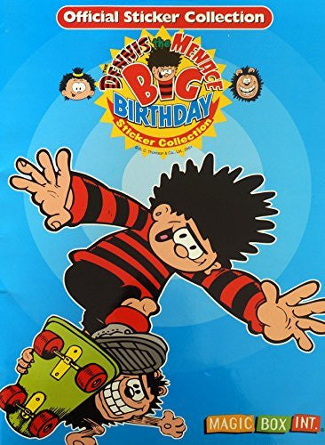 Vintage The Dennis The Menace Big Birthday Sticker Collection Sticker Album Book By Magic Box Int 2001