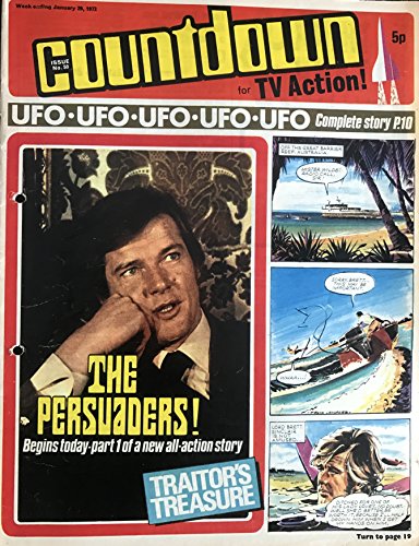 Vintage Ultra Rare Countdown For TV Action The Space Age Comic Magazine Issue No. 50 January 29th 1972 [Comic] Polystyle Publication [Comic] Polystyle Publication