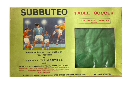 Vintage 1970 Subbuteo Table Soccer Continental Display Edition 100% Complete In The Original Box