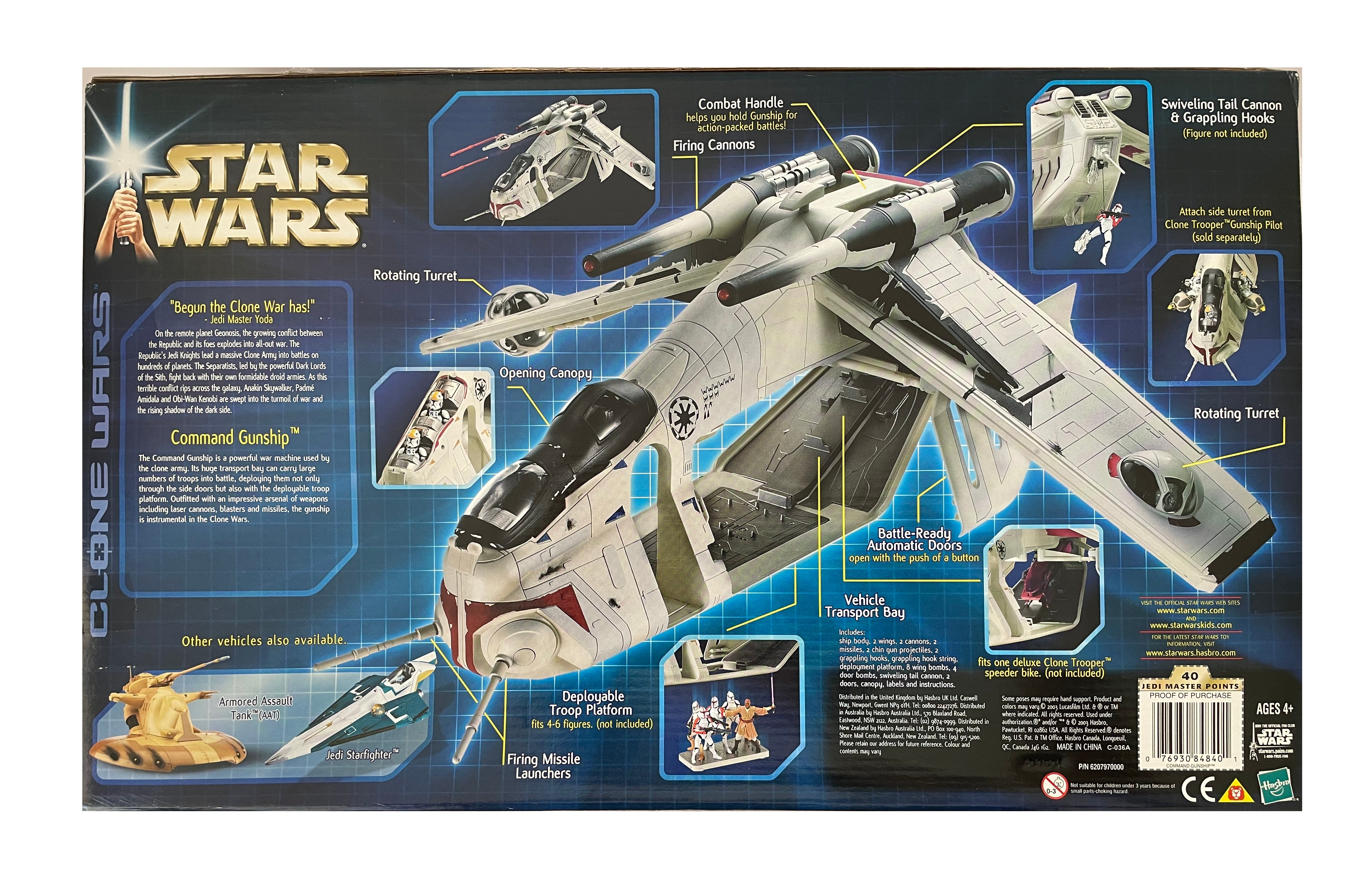 Star Wars REPUBLIC COMMAND GUNSHIP Army of the Republic Clone Wars