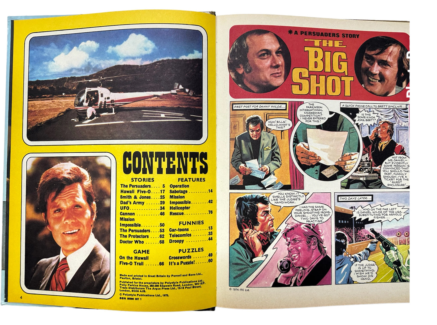 Vintage TV action Annual 1974