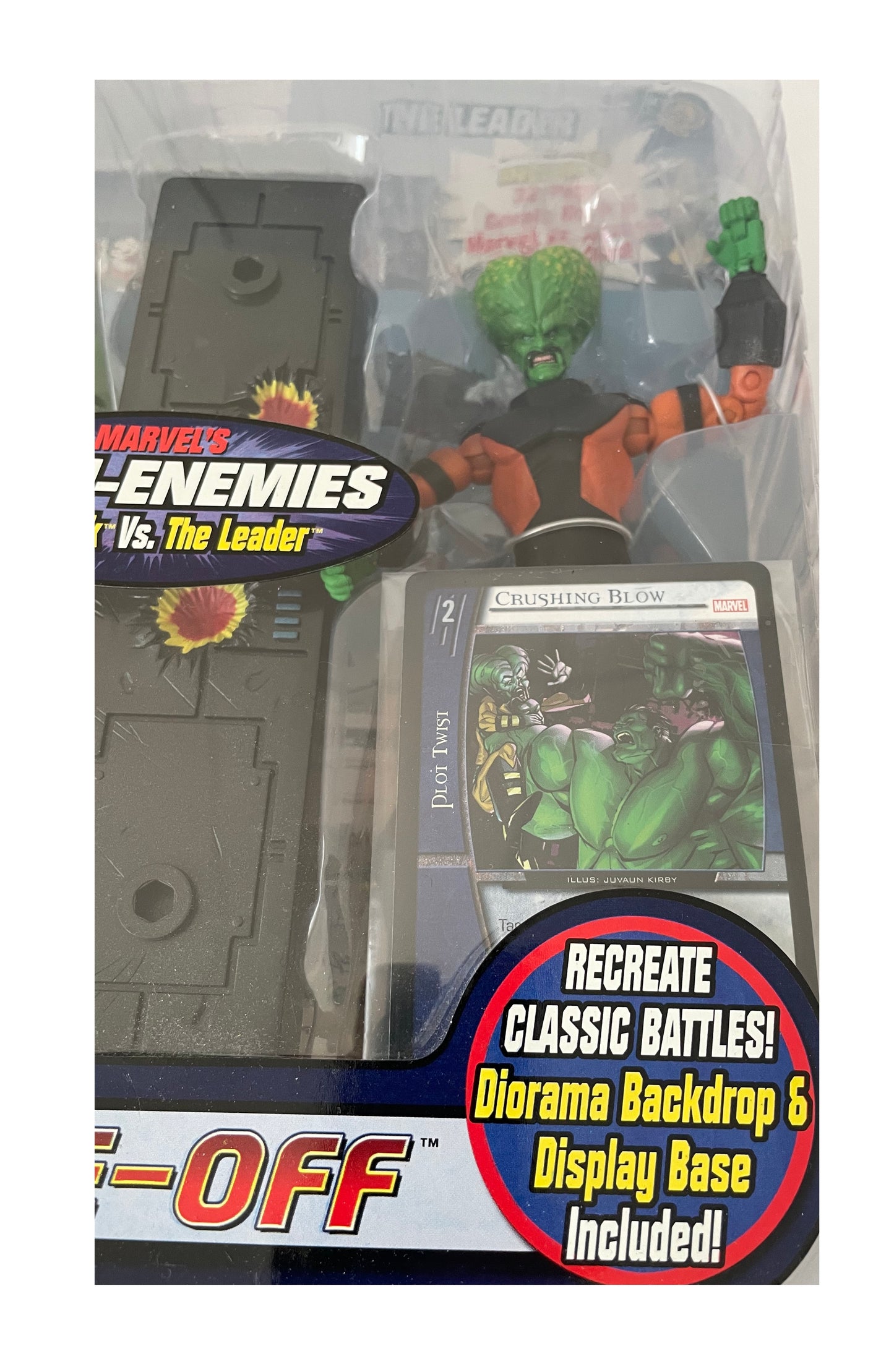 Vintage 2006 Marvel Legends Arch Enemies Face Off Series - The Hulk Vs The Leader Highly Detailed Poseable Action Figure Set 2 Pack