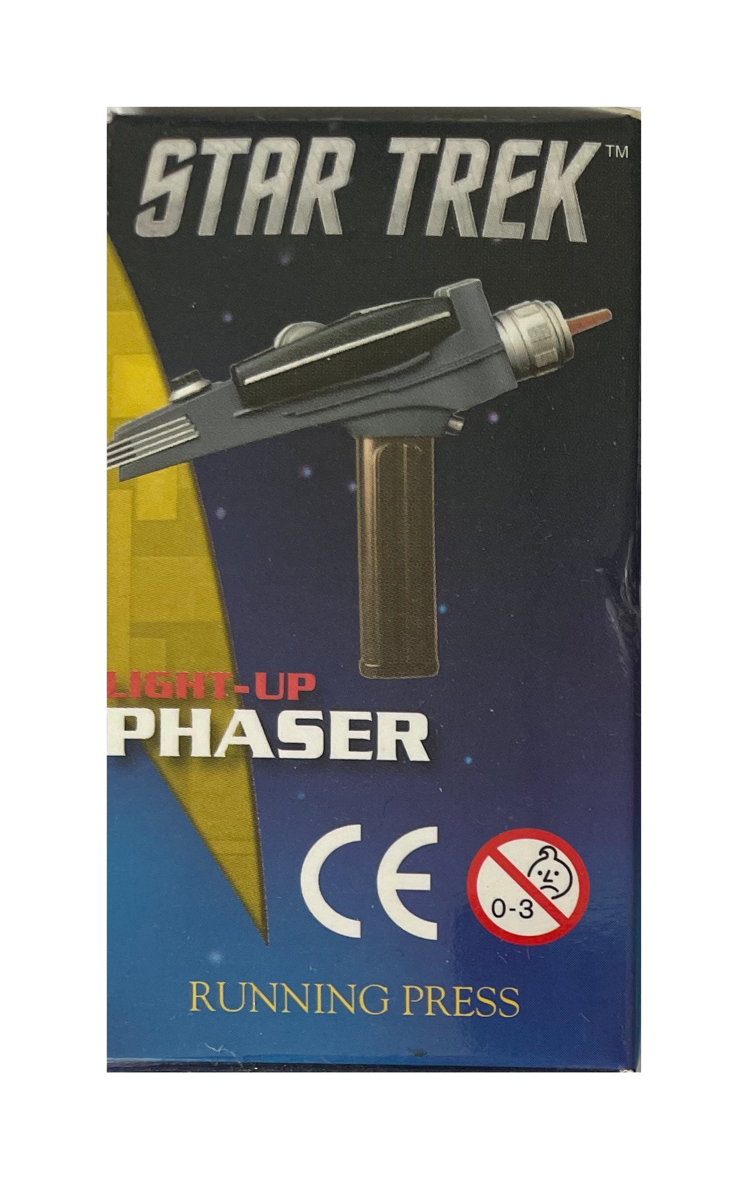 Star Trek Running Press The Original Series Light Up Hand Phaser Mega Mini Kit