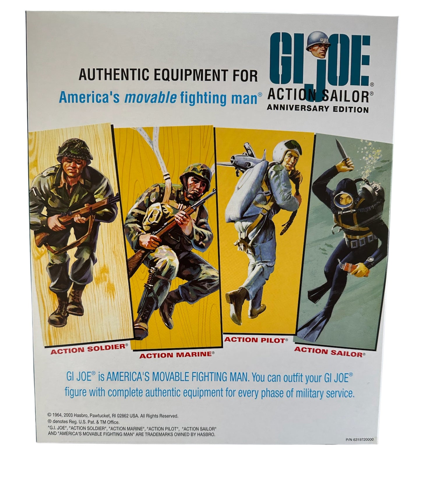 Vintage GI Action Man Joe Sailor 40th Anniversary Edition - America's Movable Fighting Man - Shore Patrol Uniform Outfit And Accessories - Brand New Factory Sealed Shop Stock Room Find