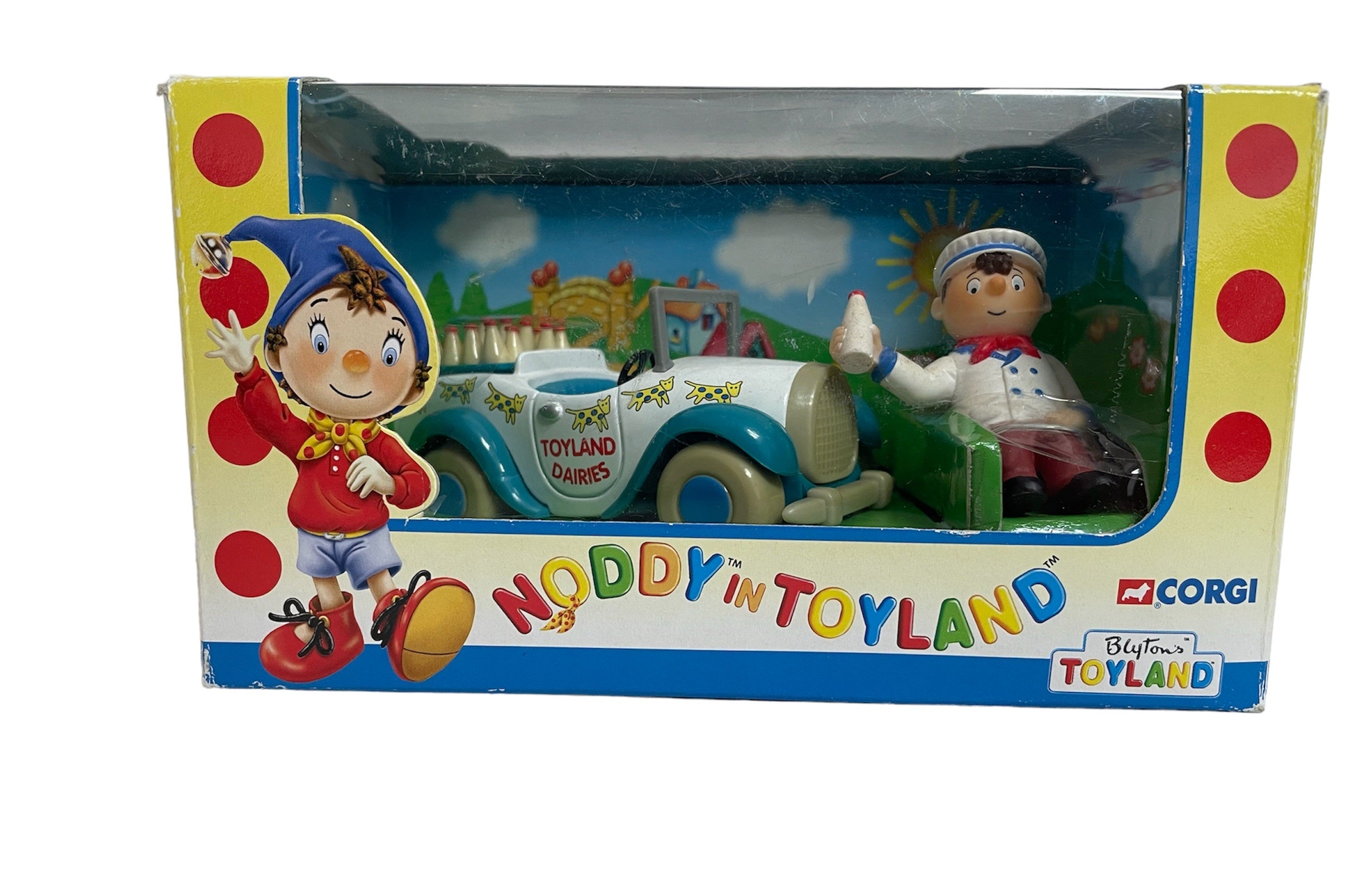 Vintage 2001 Corgi Noddy In Toyland - Mr Milkos Milk Van Die-Cast Mode ...