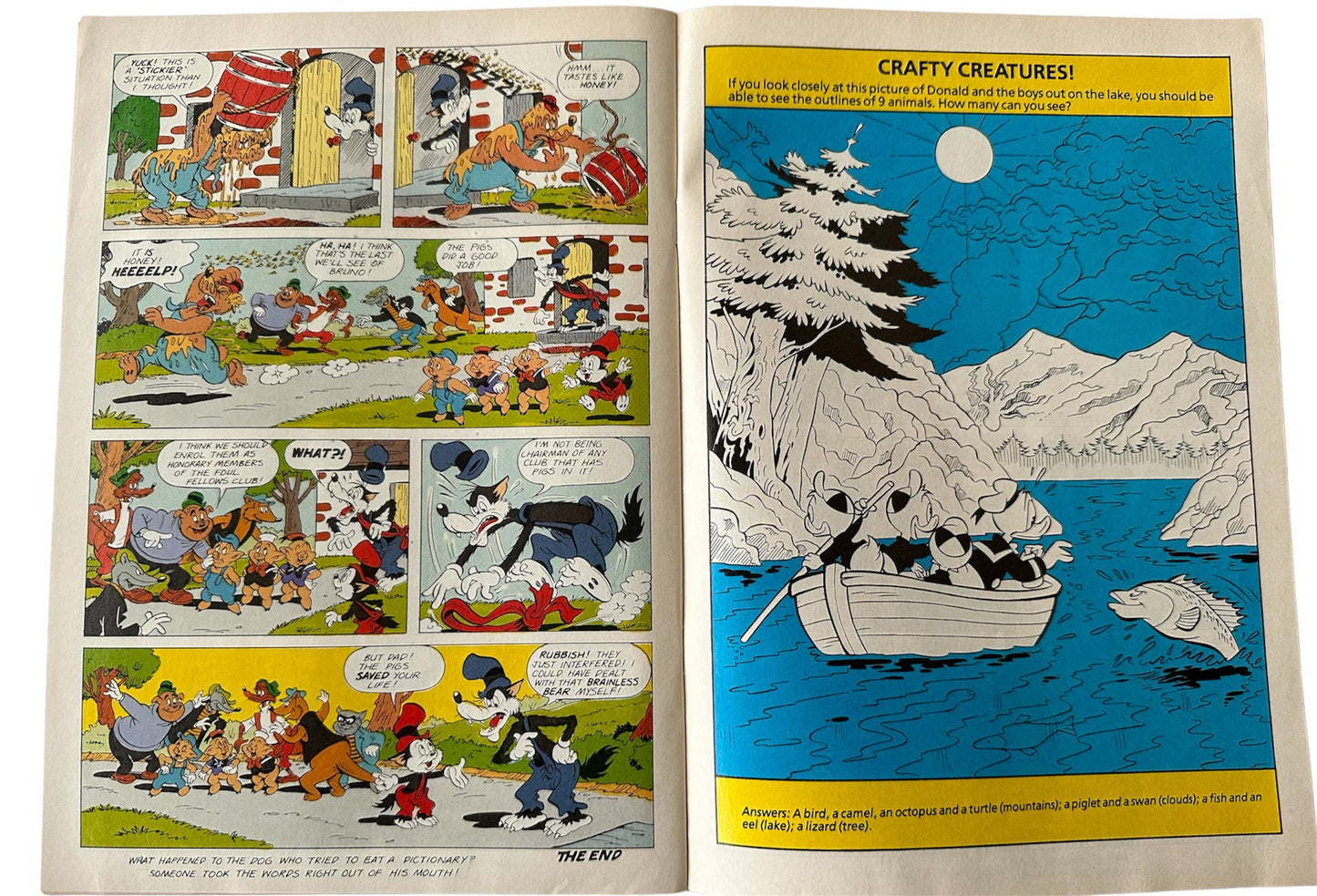 Vintage 1989 Disney Mickey Mouse And Friends Comic Issue Number 2 - With Free Gift Disney Stickers - Former Shop Stock