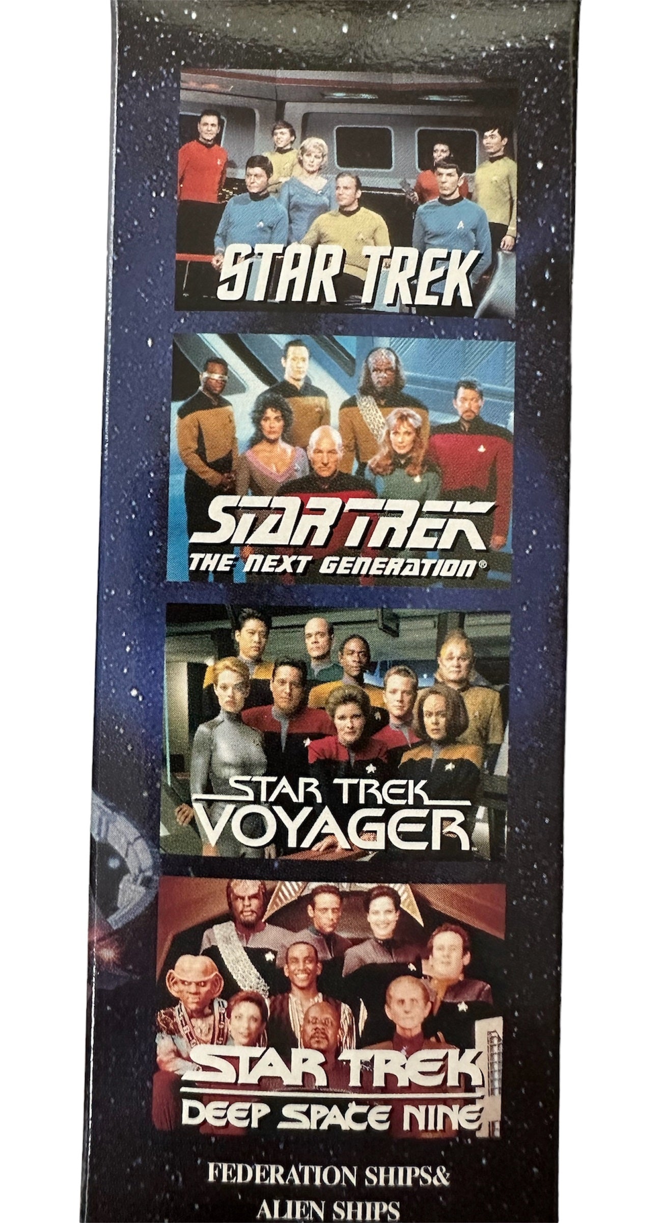 Vintage Star Trek Furuta 2004 Federation Ships And Alien Ships Collection  - USS Stargazer NCC-2893 - New In Sealed Bag In Original Opened Box.