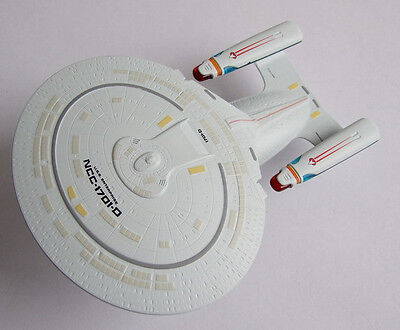 Vintage Star Trek F-Toys 2008 1/5000 Scale Starships Series 1- The USS Enterprise NCC-1701D - New In Sealed Plastic Insert