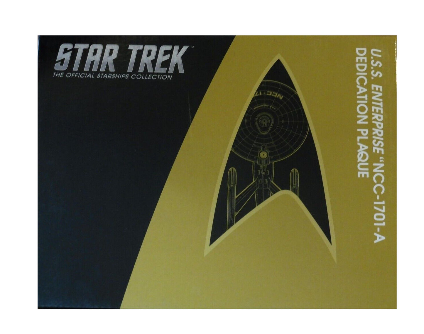 Star Trek The Official Starships Collection - The U.S.S. Enterprise NCC-1701-A Dedication Plaque