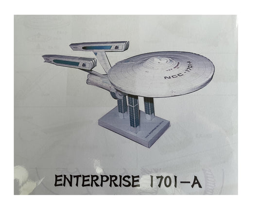 ﻿Star Trek Constitution Class Paper Model Kit - USS Enterprise NCC-1701A - High Quality Paper Kit - Brand New & Sealed.