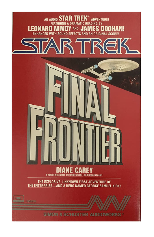 Vintage 1989 Star Trek Final Frontier By Diane Carey - Simon & Schuster Audio Cassette Read By Leonard Nimoy and James Doohan - Shop Stock Room Find.