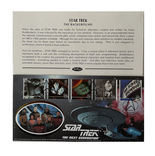 Vintage 1996 Star Trek The Next Generation Cinema Centenary First Day Cover Star Ship Stamp 16 4 96 Star Palace London SE1 - Brand New Shop Stock Room Find