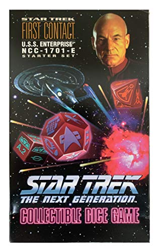 Vintage 1996 Star Trek The Next Generation Collectible Dice Game - The USS Enterprise NCC-1701E Starter Set - Brand New Factory Sealed Shop Stock Room Find