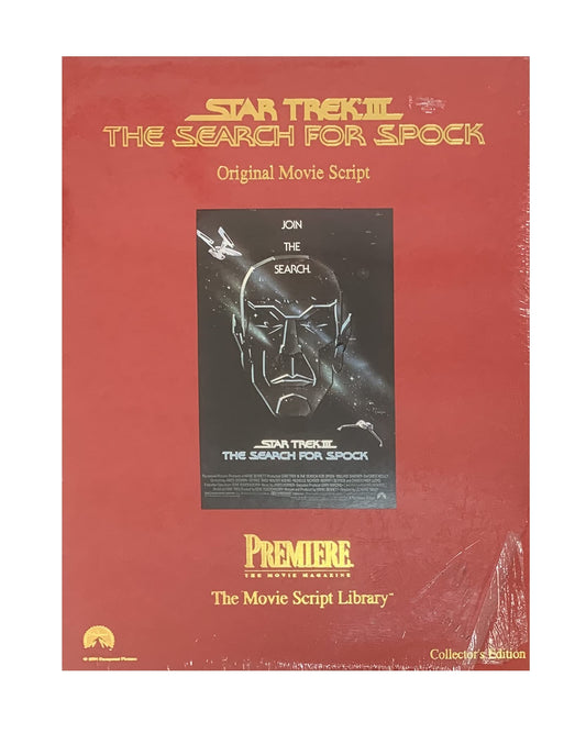 Vintage 1994 Star Trek III The Search For Spock Original Movie Script Collectors Edition - Brand New Factory Sealed Shop Stock Room Find