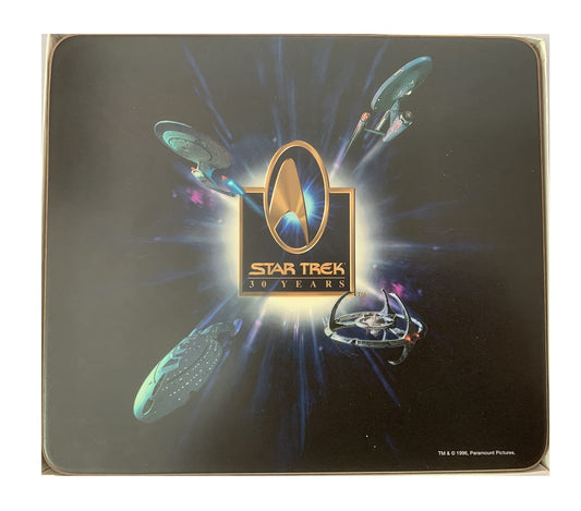 Vintage 1996 The Original Series 30th Annivesary Star Ships Set Of 6 Table Place Mats - Limited Edition - Shop Stock Room Find