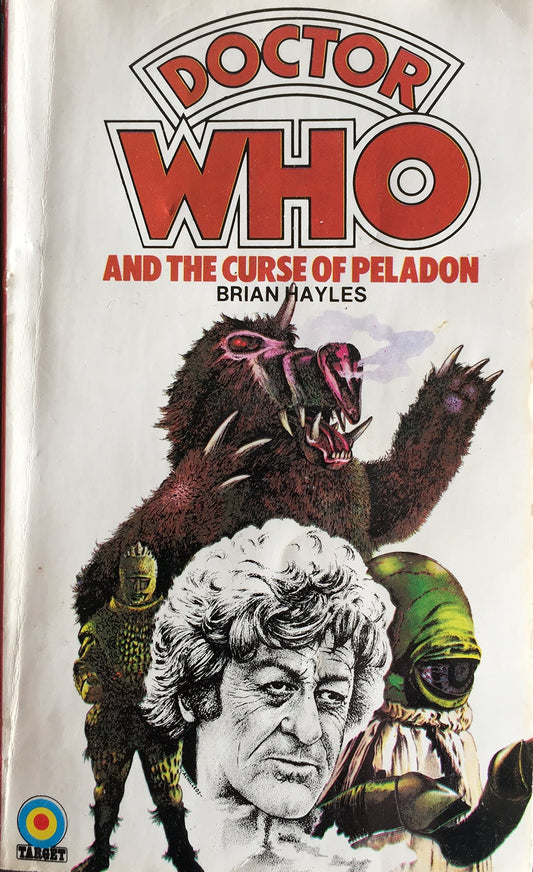 Vintage Doctor Who And The Curse Of Peladon Target Novel 1984 Paperback Book