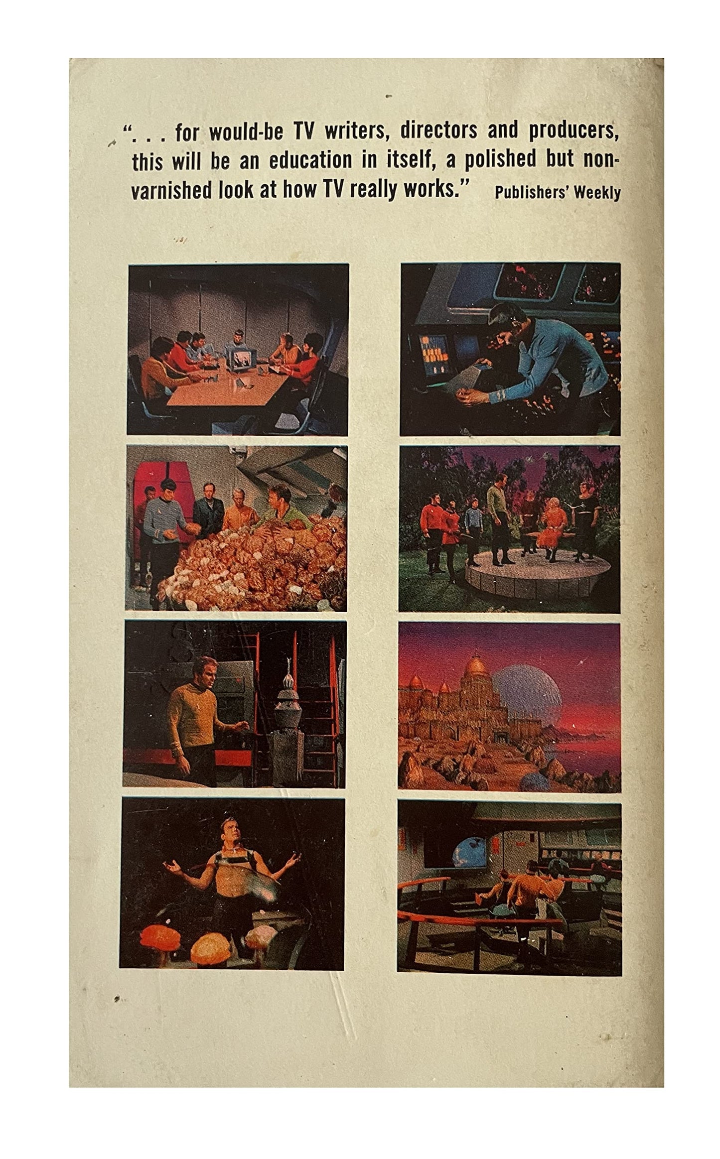 Vintage 1974 The Making Of Star Trek - The Book On How To Write For TV By Stephen E Whitfield And Gene Roddenberry