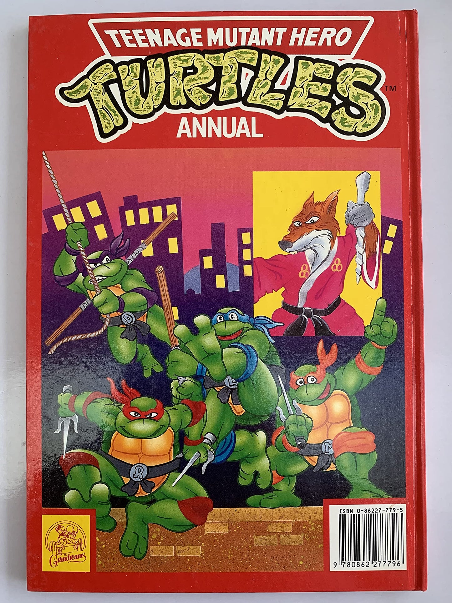 Vintage 1990 Teenage Mutant Hero Turtles Annual