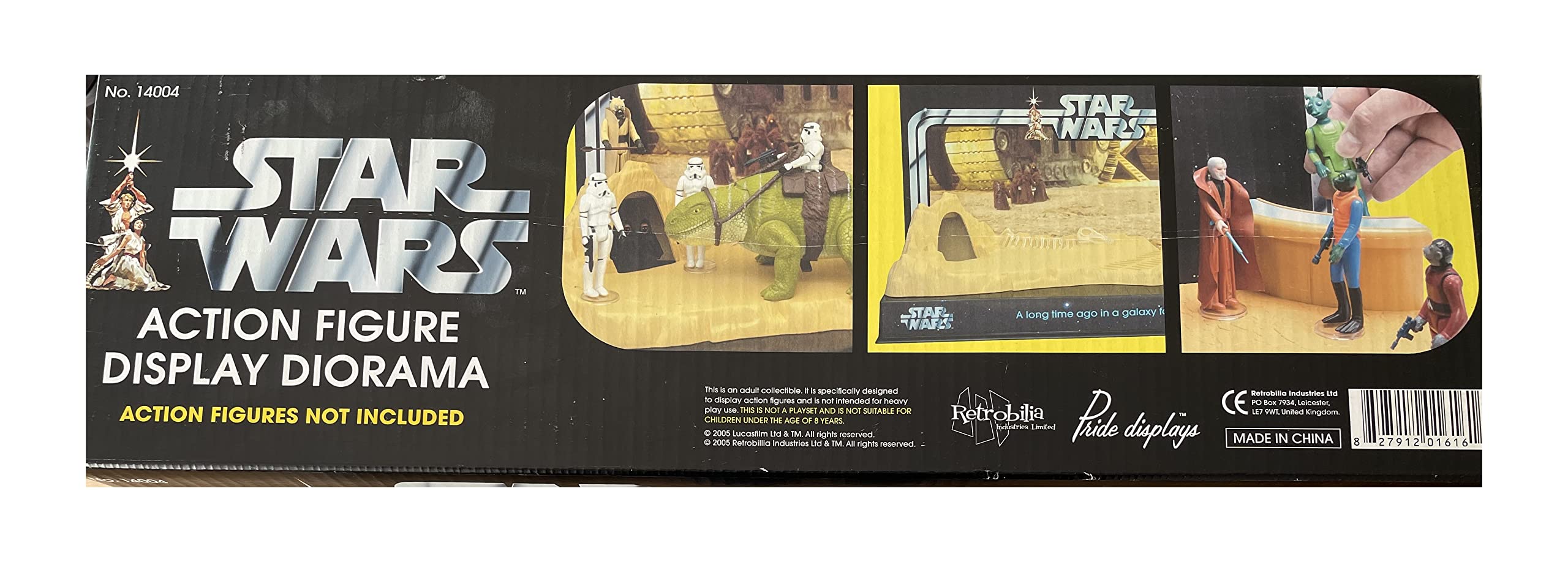 Vintage 2005 Star Wars Action Figure Display Diorama With 50 Dual Location  Figure Stands Included - Brand New Factory Sealed Shop Stock Room Find.