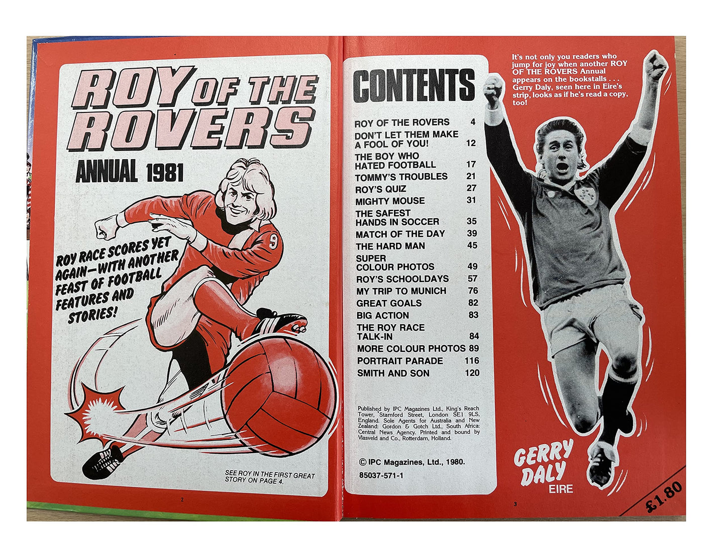 Vintage Roy Of The Rovers Annual 1981