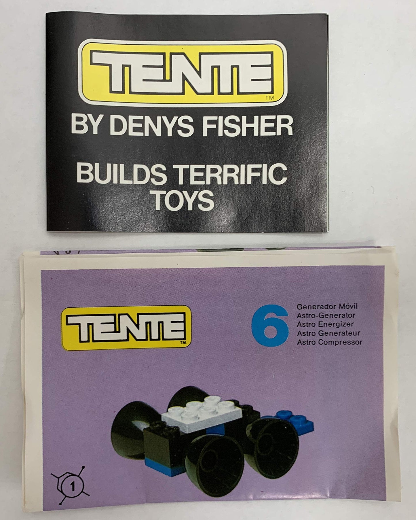 Vintage 1970's Tente Astro Energiser Building Blocks Toy Set No. 06306 - A Chad Valley Construction Toy By Denys Fisher - Shop Stock Room Find