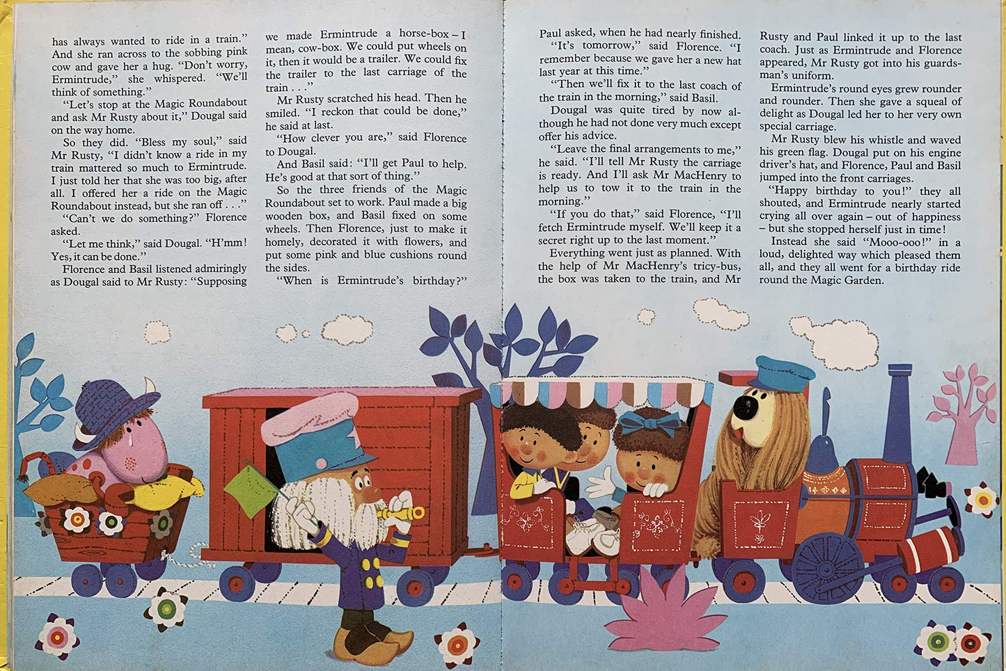 Vintage Dougals Annual 1971 From The Magic Roundabout