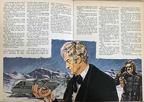 Vintage 1970 The Pink Dr Who Annual The First To Feature The Third Doctor Jon Pertwee - Fantastic Condition Shop Stock Room Find - Very Rare Item