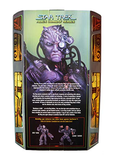 Vintage Playmates 1999 Star Trek Alien Combat Series Borg Drone 9 Inch Action Figure - Brand New Factory Sealed Shop Stock Room Find