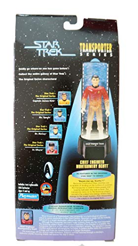 Star Trek CHIEF ENGINEER MONTGOMERY SCOTT Transporter Series Action Figure [Toy] …