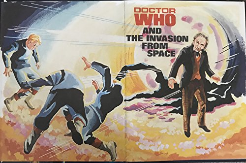 Vintage Doctor Who And The Invasion From Space Annual 1966 William Hartnell as the Dr. - Fantastic Condition Very Rare Hardback Book.