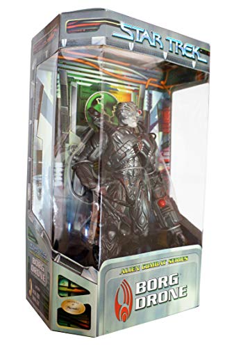 Vintage Playmates 1999 Star Trek Alien Combat Series Borg Drone 9 Inch Action Figure - Brand New Factory Sealed Shop Stock Room Find