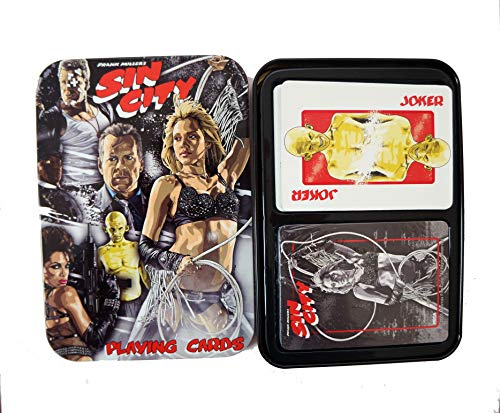 NECA Sin City Playing Cards in Tin …