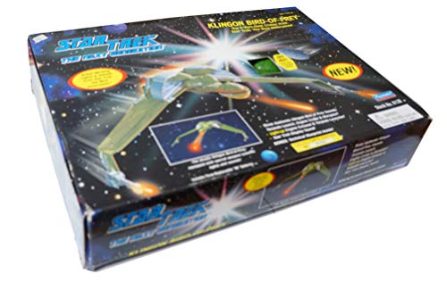 Vintage Playmates 1995 Star Trek The Next Generation Collectors Edition Electronic Klingon Bird Of Prey Replica Model Space Ship - Brand New Factory Sealed Shop Stock Room Find